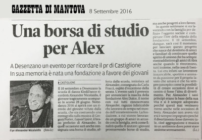 Fondazione Alex Dolce Rassegna Stampa